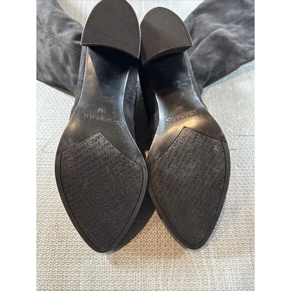 Marc Fisher Darton Over the Knee Black Faux Suede Boots Women's Size 9 - Picture 5 of 7